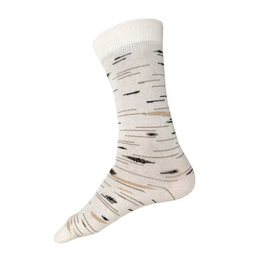 MADE IN USA men's cotton birch bark socks by THIS NIGHT