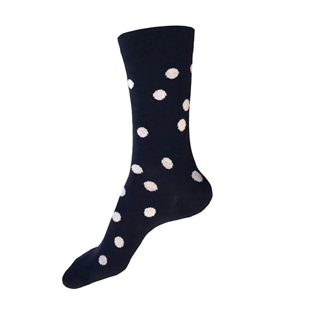 Made in USA – BUBBLE socks (S/M) – black + natural